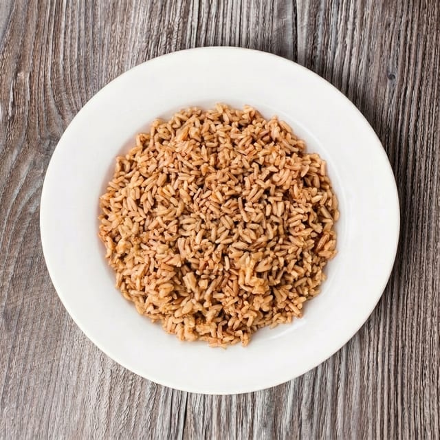 LARGE BROWN RICE.