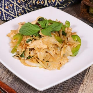 Drunken Noodles with Basil